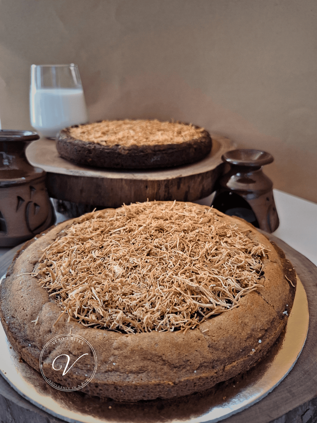 Milk Chocolate Kunafa Tart